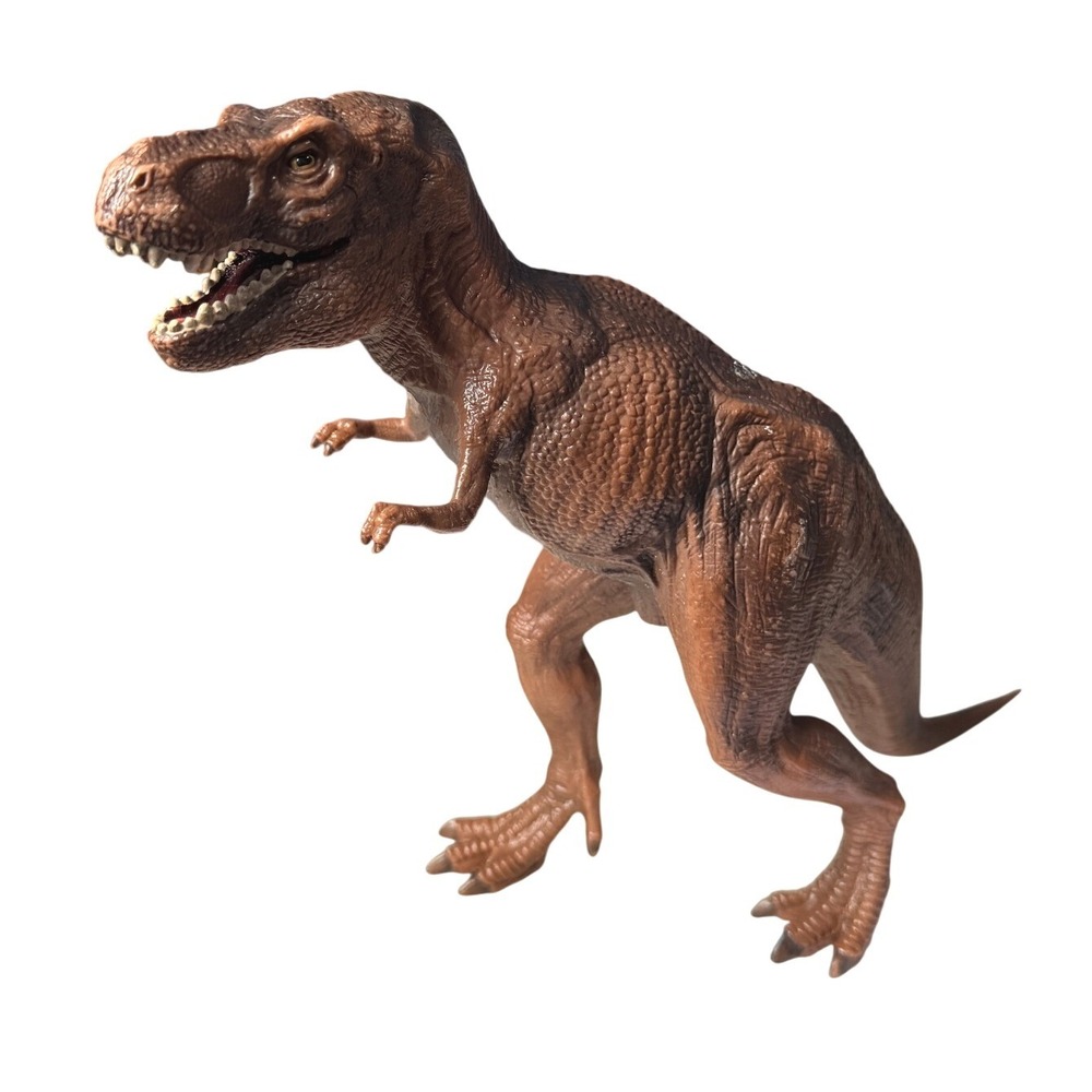 Schleich Tyrannosaurus Rex 2006 Brown Dinosaur Figure Realistic T-Rex Toy 14525